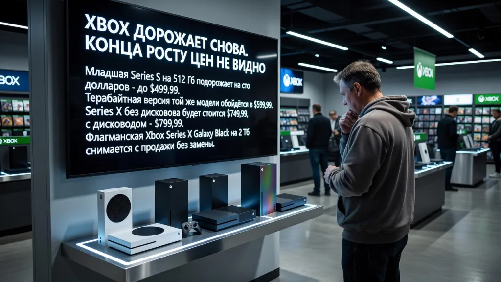 Xbox дорожает снова. Конца росту цен не видно